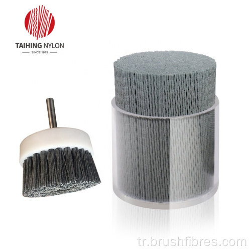 Metal parlatma için AO naylon6 aşındırıcı filament